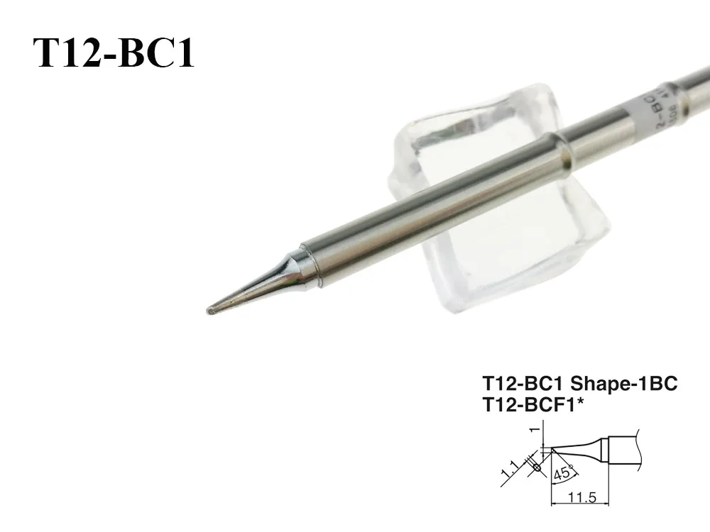 Welding T12 Tip T12-BC1 Electronic Soldering Tips 220v Shape For FX951 Soldering Station FM2028 Soldering Handle Solder Iron  (11)