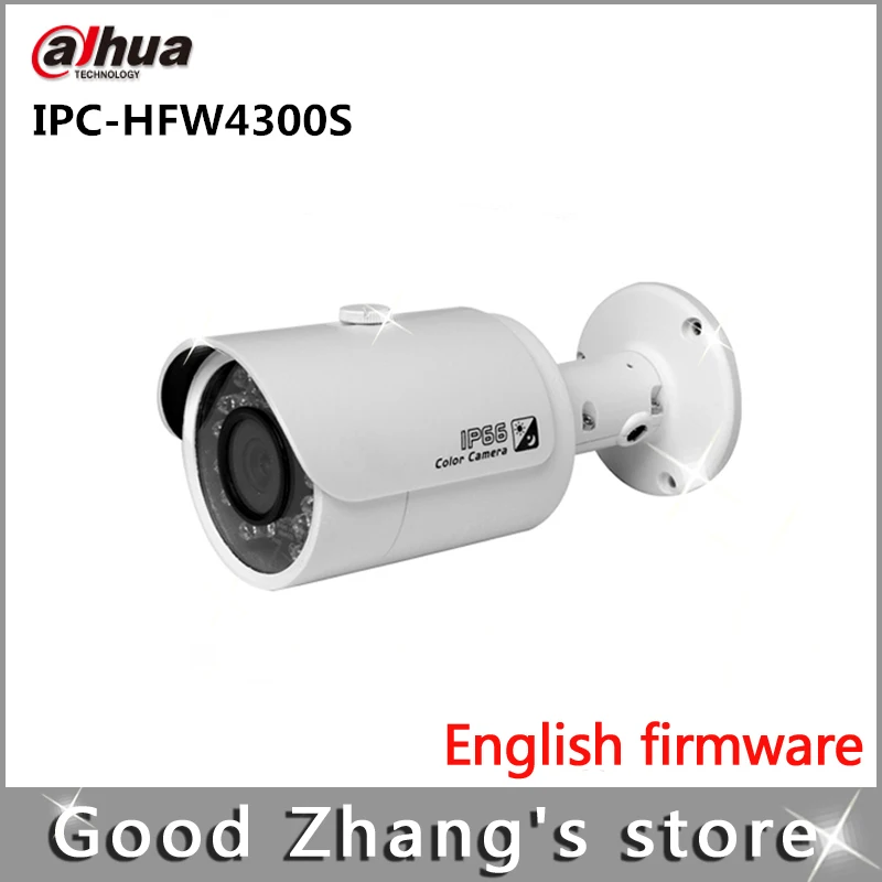 security DAHUA IPC HFW4300S IP Cameras Box Camera CMOS 3MP POE IP66 IR