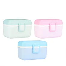 Переносной дозатор для молочного порошка, контейнер для детского питания, контейнер для новорожденных, большая емкость, герметичный контейнер для молока, фруктов, конфет, 1 шт