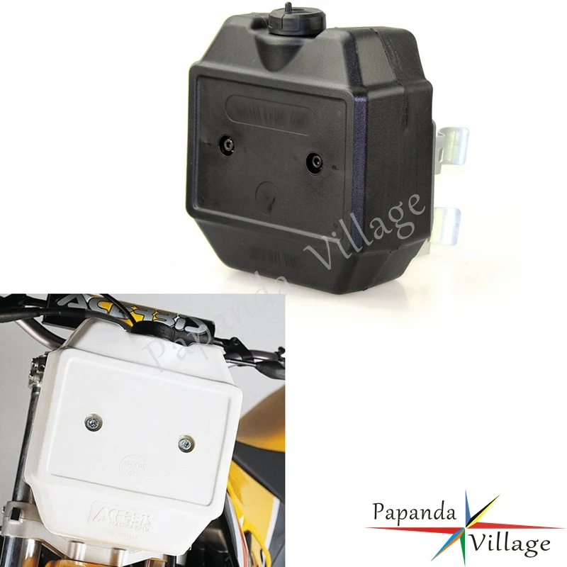 Motorcyclys Black 1.3 Gallon Motocross Front Auxiliary Fuel Tank Custom Gas Tank Dirt Bike for