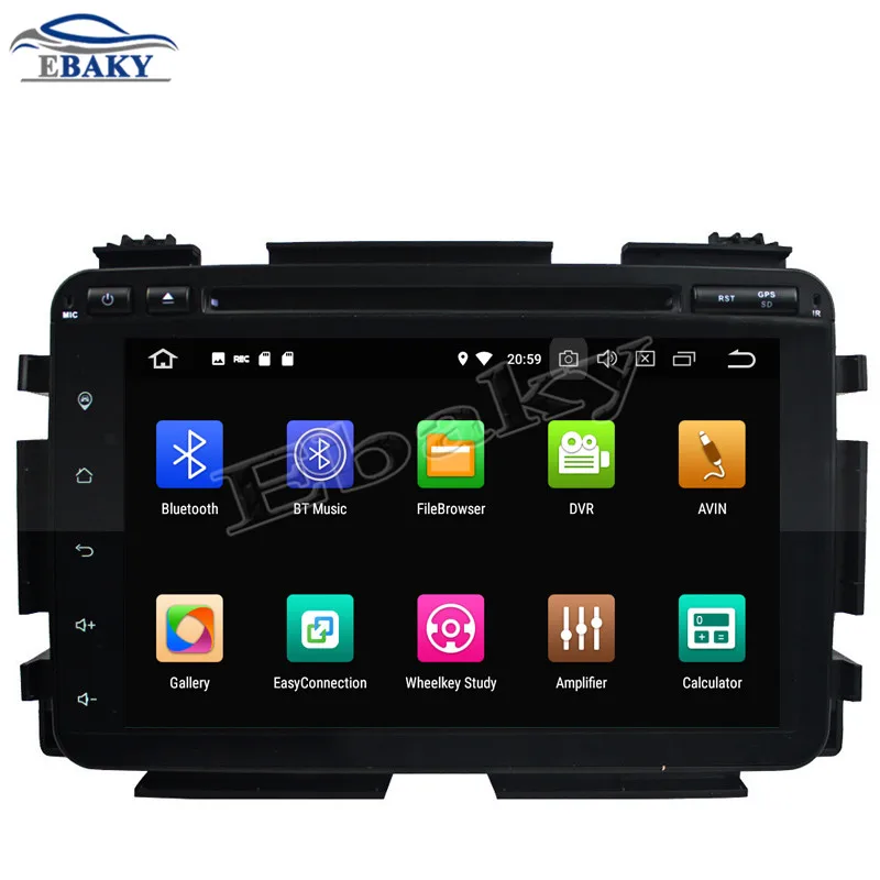 Clearance NaviTopia 8inch 4GB RAM 64GB ROM Octa Core Android 9.0 Car DVD Player For Honda HRV 2015 VEZEL 2015/GPS 1