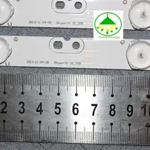 3 шт. 595 мм* 17 мм 8 светодиодный s светодиодная лента-подсветка 24 В для Skyworth 32 дюйма SH32MJE8MY3024000235 для модифицированного ТВ монитора Новинка