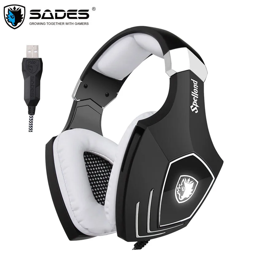 SADES A60S/OMG USB Gaming Headphones for Computer Laptop PC Gamer Bass Game Headset Best Casque with Microphone Noise Isolating SADES A60S/OMG USB Gaming Headphones for Computer Laptop PC Gamer Bass Game Headset Best Casque with Microphone Noise Isolating