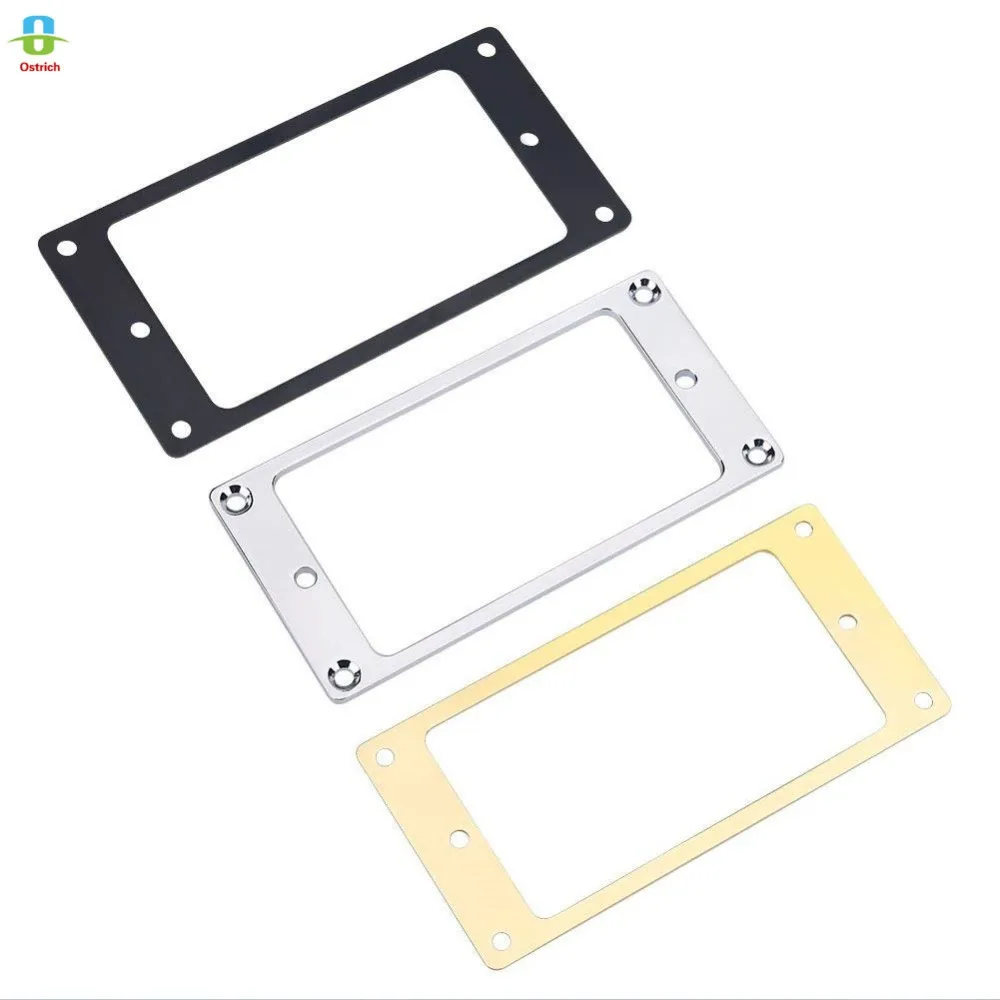 

1 Seat Metal Flat Humbucker Cover Guitar Pickup Frame Mounting Ring