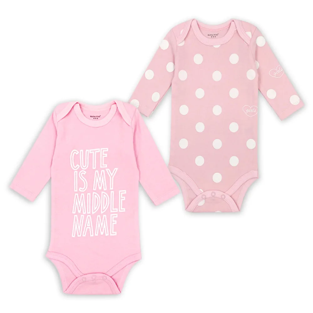 Одежда для маленьких мальчиков новорожденных Нижнее белье девочек 2 Упак. младенческой с длинным рукавом 3 6 9 12 18 24 месяцев - Цвет: Фиолетовый