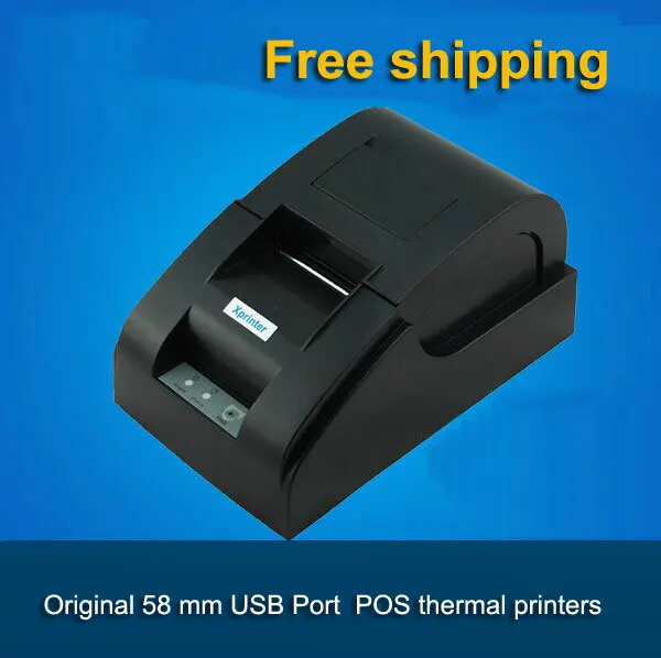 ФОТО Free shipping USB Port 58mm pos receipt printer thermal pos printer 58mm thermal print low noise POS printer XP-58IIH