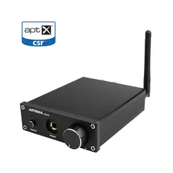 AIYIMA 50 Вт * 2 TPA3116D2 цифровой аудио усилитель HiFi Bluetooth 4,2 CSR64215 стерео настольный с наушником усилитель выходной мощности