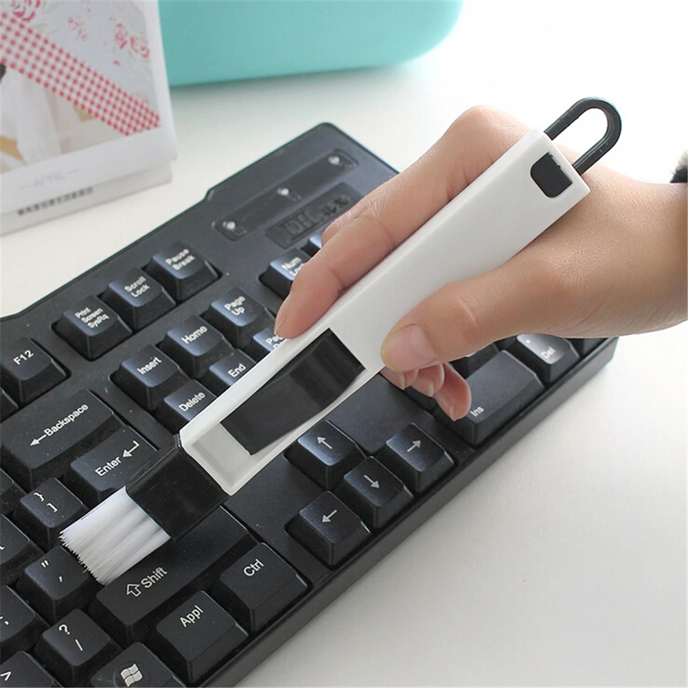 

Multipurpose Window Door Keyboard Cleaning Brush Cleaner+Dustpan 2 In 1 Dashboard Tool NEW Color Random