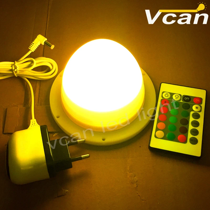 

6 pcs DHL Free Shipping Super Bright 38LEDs RGBW light module rechargeable led fitting rechargeable led light