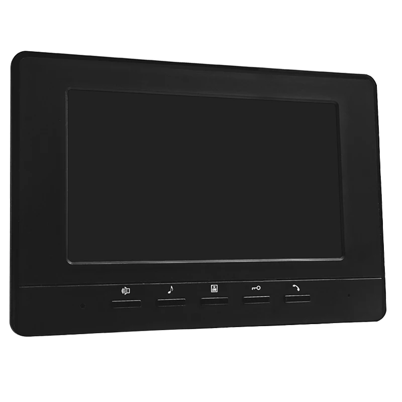 Новый 7 ''tft lcd Цвет видеомонитор домофон indoor Мониторы блок Экран без ИК Камера