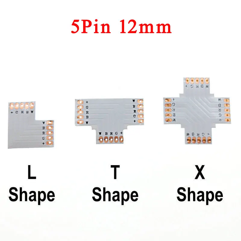 2/3/4/5pin 8 мм/10 мм/12 мм Быстрый Splitter Угловой соединитель для RGB/одноцветный светодиодный гибкие полосы светильник 5050 3528