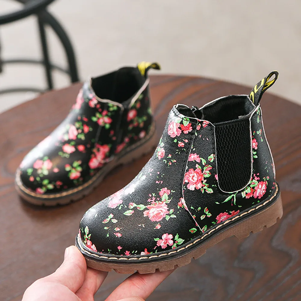 

Children Fashion Boys Girls Martin Sneaker Winter Thick Snow Baby Casual Shoes new spring bay shoes infants fashion shoes
