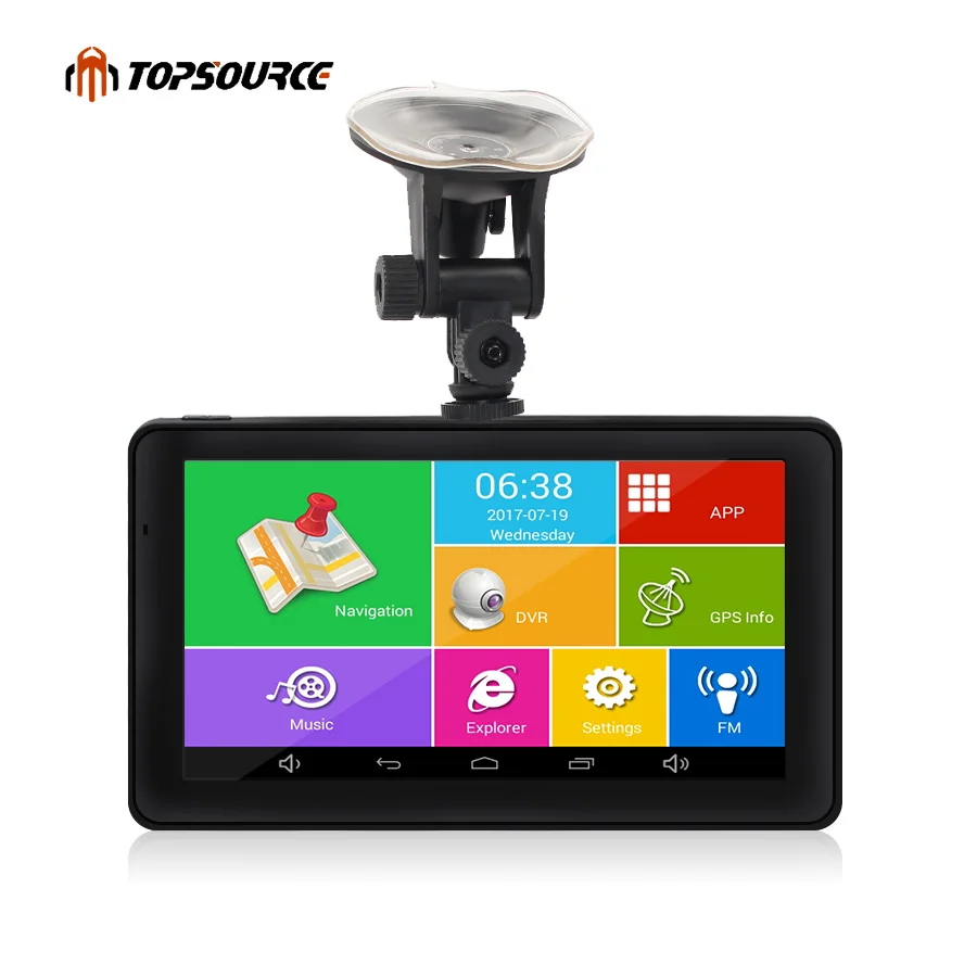7 &quotAndroid автомобильный gps навигатор Встроенный 8 Гб с камерой заднего вида
