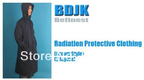 

Radiation Protective Clothing with Metal Fibrosis Conductive Fabric 2 Layers Protection Suit