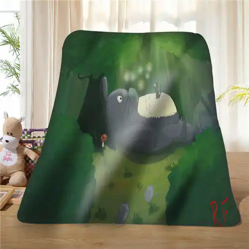 На заказ totoro_and_jiji__ b(1) одеяло мягкий флис DIY ваша фотография украшение спальня диван мульти размер#929-02-001-47