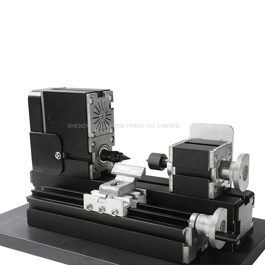

Metal Mini Lathe Machine DC12V/2A/24W,12000r/min 110V-240V saw Workbench area 90*90mm CNC Mini Lathe Machine Tool metal plate