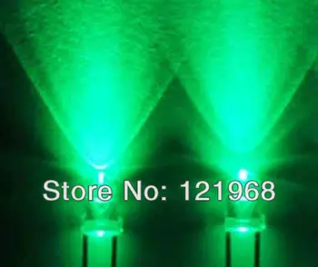 

Low price Pure Green LED Diode 3MM through hole led 520-530nm 3.0-3.5V(CE&Rosh) dip led