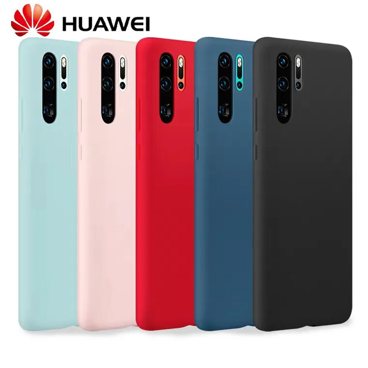 Чехол для Huawei P30 Pro 100% оригинал от HUAWEI Официальный жидкий силиконовый защитный