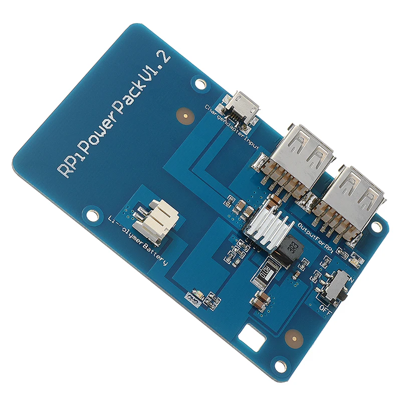 Блок питания V1.2 литиевая батарея плата расширения с USB концентратор для Raspberry