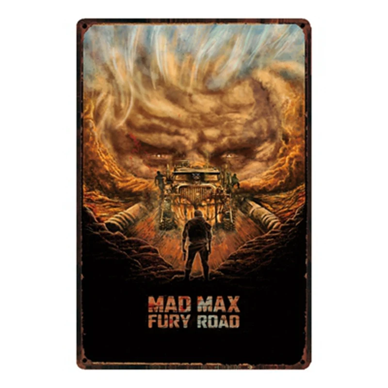 [WellCraft] Mad Max кино металлическая жестяная вывеска настенная тарелка плакат винтажный кинотеатр Паб Бар Ретро Живопись персональный декор FG-243 - Цвет: WA 3307