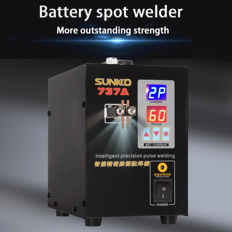 

S737A intelligent precision pulse welding machine 220v handheld precision pulse miniature welding machine