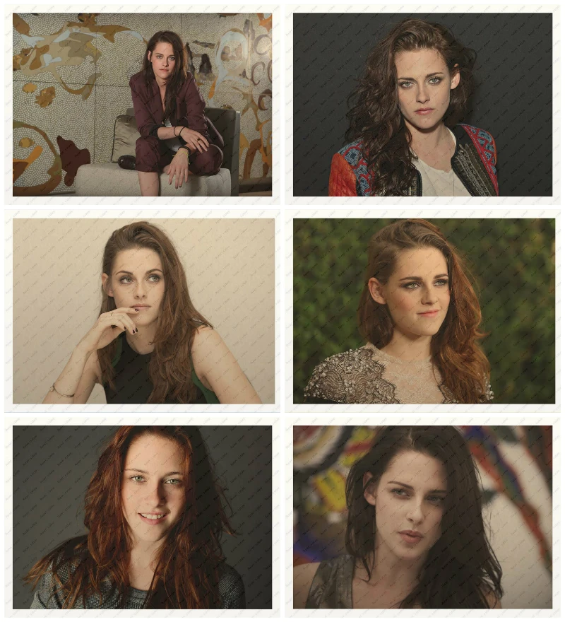

Kristen Stewart Poster Yellow Kraft Paper wall sticker Decorative paintings beautiful Girl Poster Retro Poster