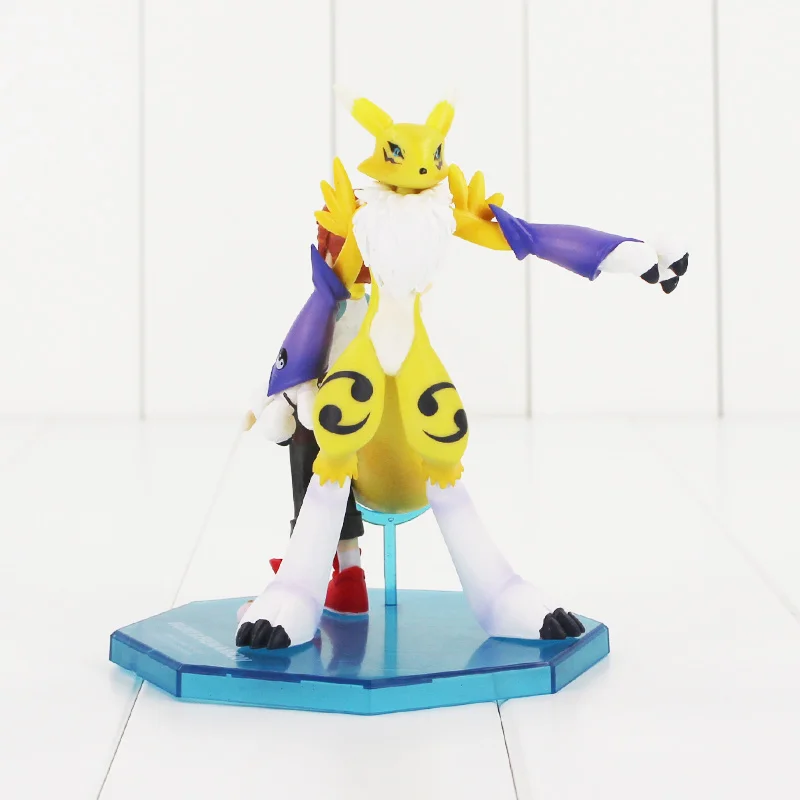 14 см G.E.M GEM Renamon& Макино Ruki фигурка игрушки Аниме Digimon Приключения Лиса Модель Кукла коллекционная игрушка