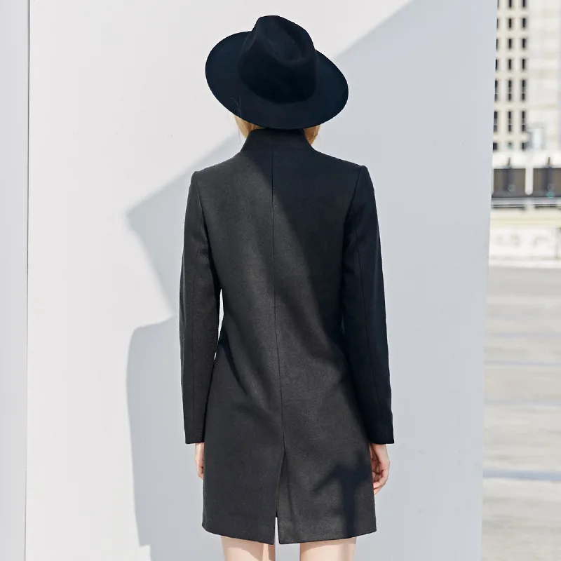 Bootyjeans высококачественное пальто осенне зимнее женское в европейском стиле с