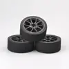 12mm Hex RC Racing Cars Accessories 4Pcs Set Racing Foam Tire Wheel Rim Set For HSP HPI 1/10 On-road RC Car ► Photo 1/6