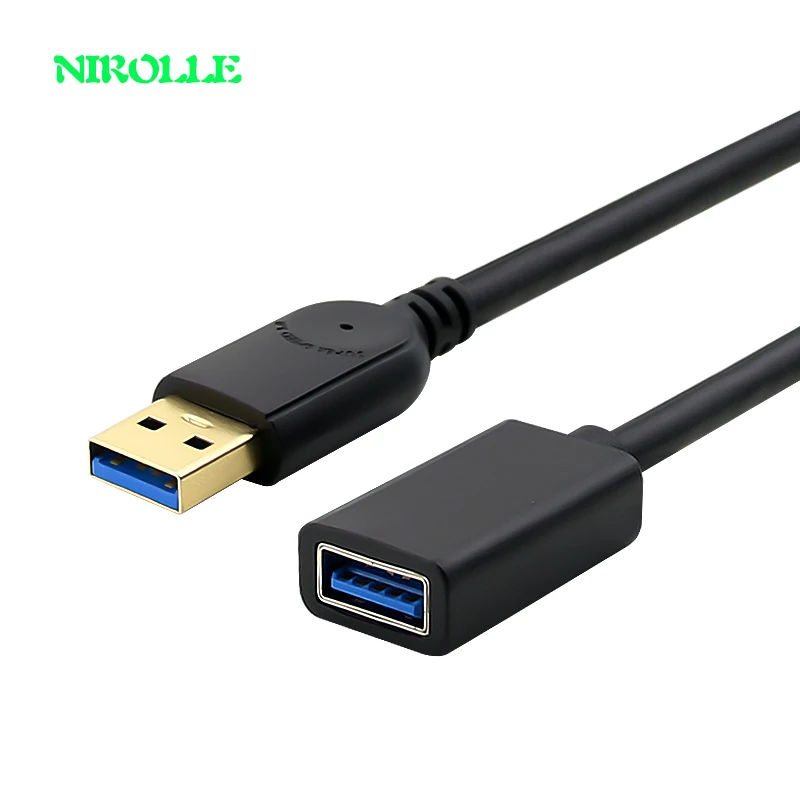 USB Extension Cable Cord Super Speed USB 3.0 Cable Male to Female Data Sync USB Extender Extension Cable 1m 2m 3m computer cable