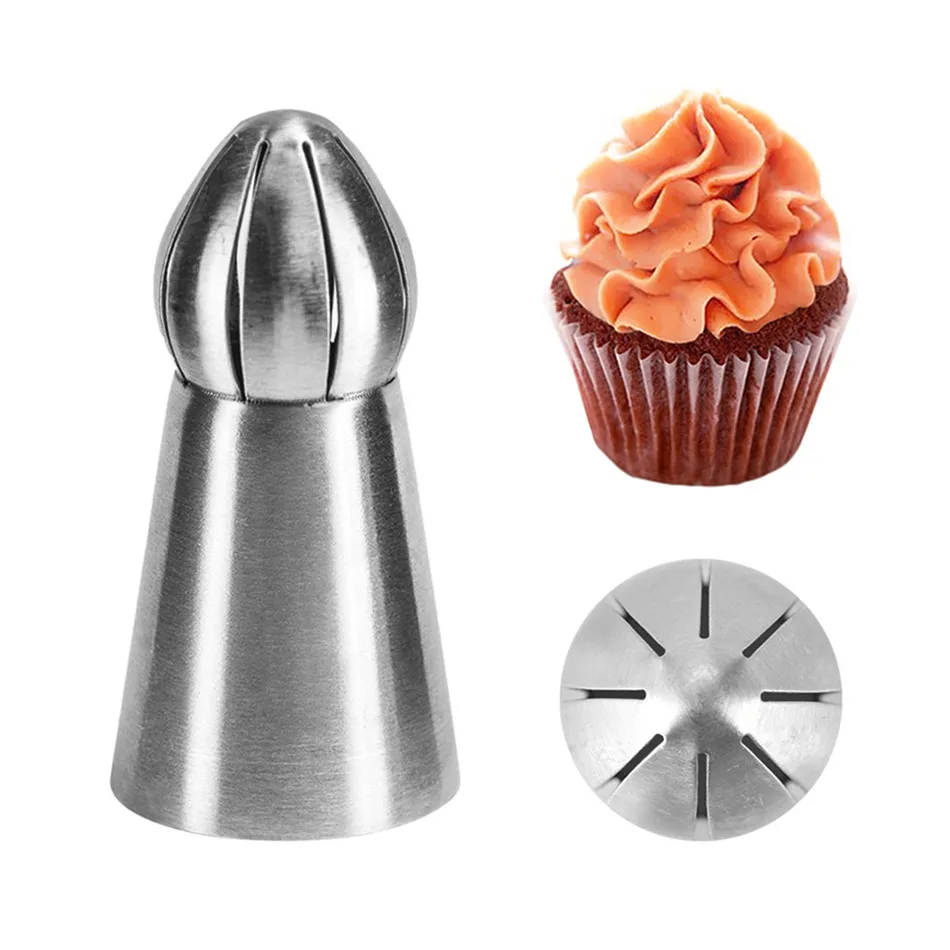 

Russian Ball Nozzles for Cake Cookie DIY Stainless Steel Icing Piping Nozzle Fondant Cake Decoration Accessories