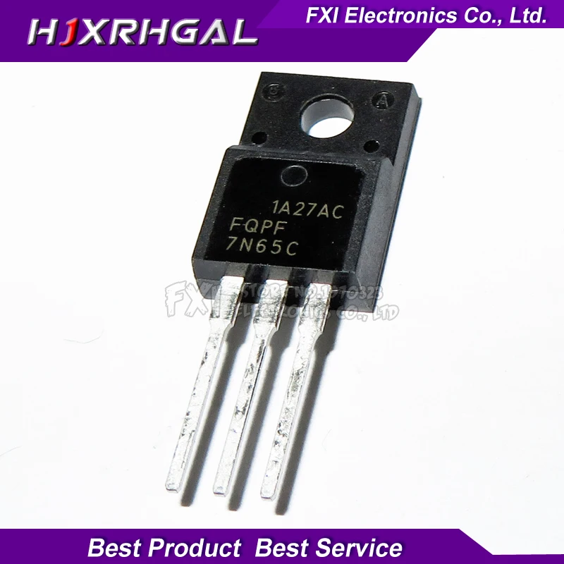 

10pcs FQPF7N65C 7N65 FQPF7N65 TO-220F TO-220 MOS p new original