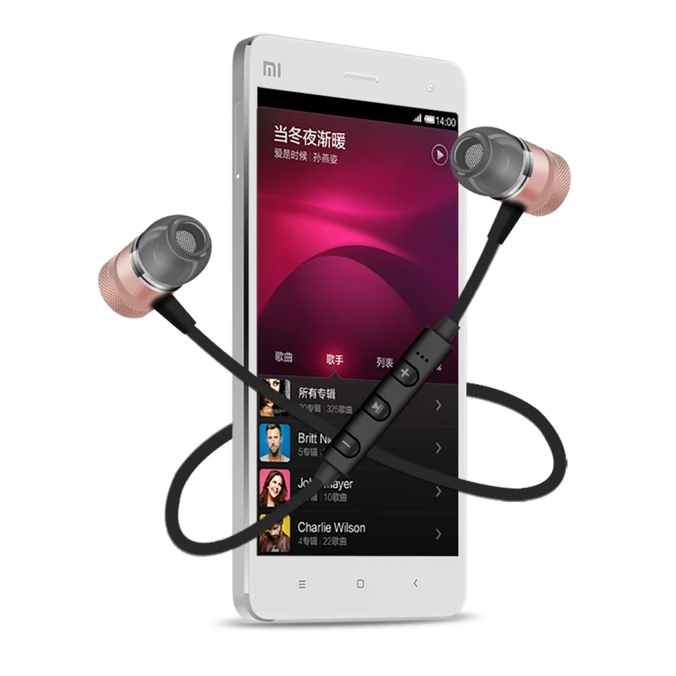 Moreblue Z98 Беспроводной Bluetooth наушники Спорт бег Гарнитура металлические Магнитная