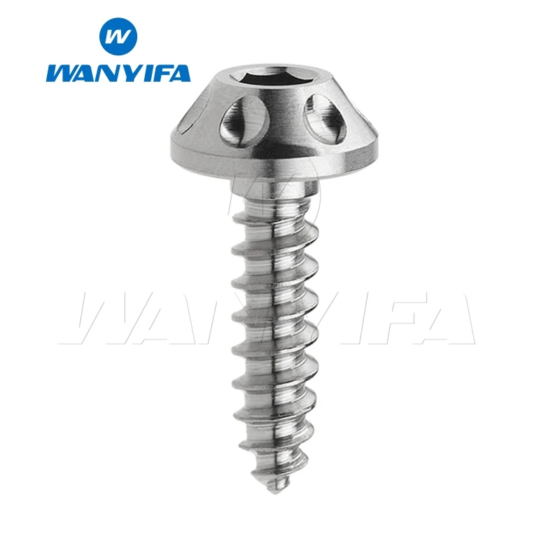 Титановый "Wanyifa" промокните винт M4x15mm M5x15 17 20 мм самонарезающие Кнопка Torx Фланцевая головка для катания на мотоцикле части