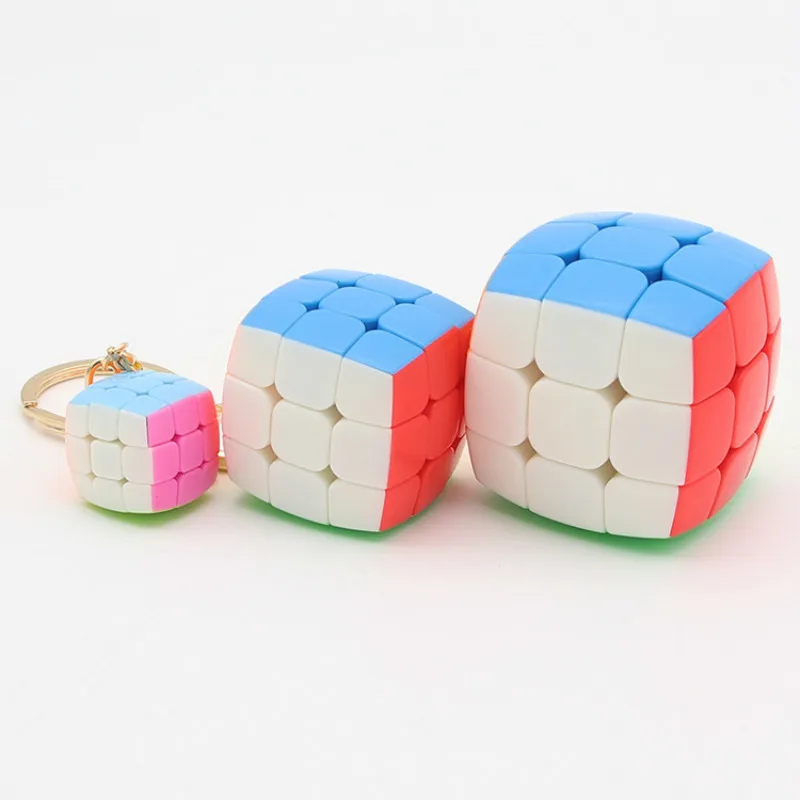 

Yongjun Mini Keychain Bun Cube 3x3x3 Pendant Chain Key Ring Mini Magic Cube 3x3 Speed Cube Puzzle Toys For Children Beginner