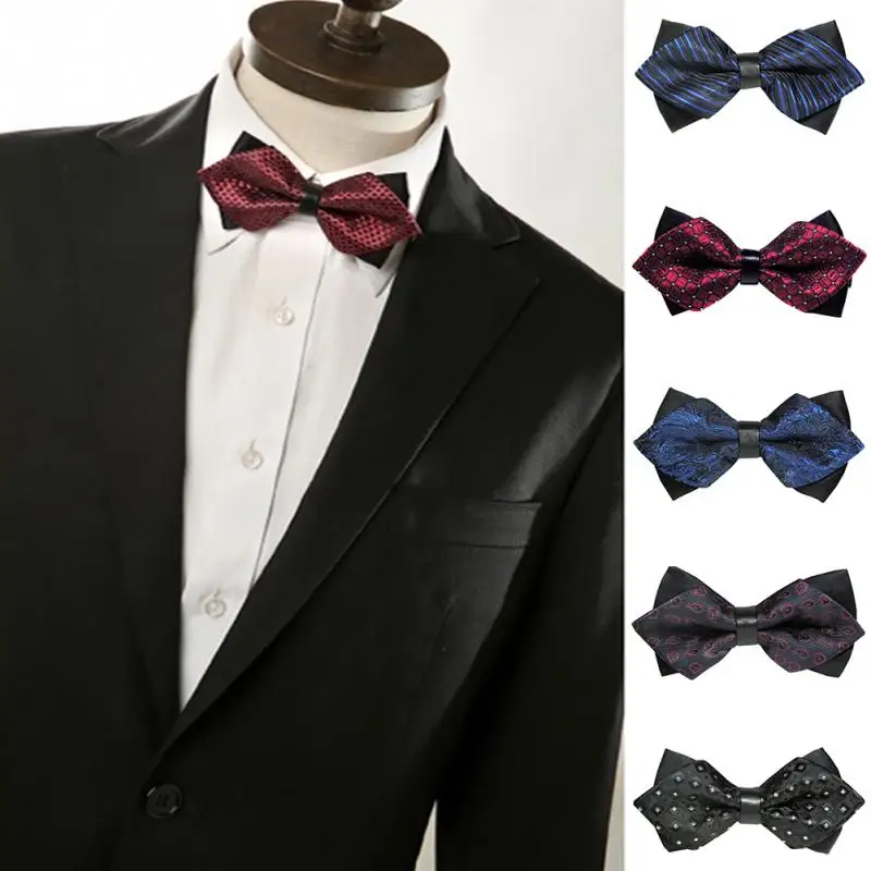 Men's Bow Tie Brand Classic Dot Tie Bowtie For Men Leisure Business