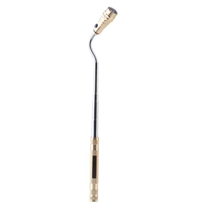 Outdoor Tools Led Magnetic Retractable Flashlight Long Flexible Pick Up Telescoping Tool Claw 3 Powerful LED Light Torch #2D03 (1)
