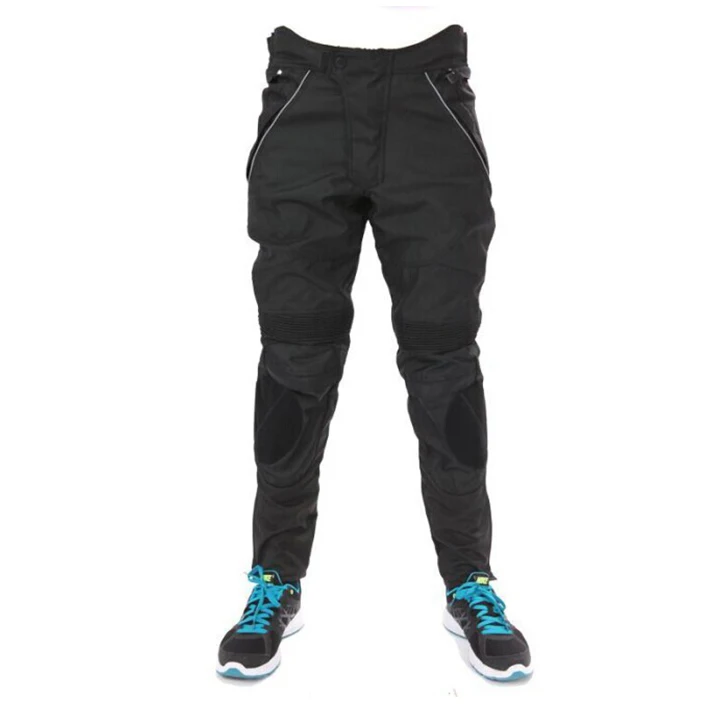 DUHAN DK-06 весна лето осень мотоциклетные гоночные брюки водонепроницаемые брюки для мотокросса внедорожные гоночные штаны защитное снаряжение - Цвет: Черный