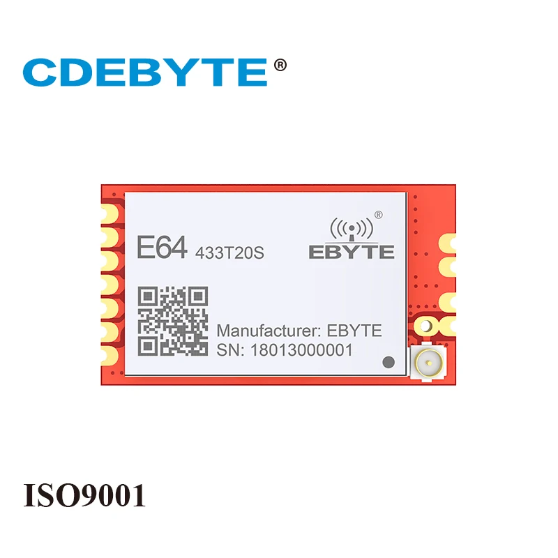E64 433T20S полный дуплекс частота Hopping 433 МГц 100 мВт IPX Весенняя антенна IoT uhf