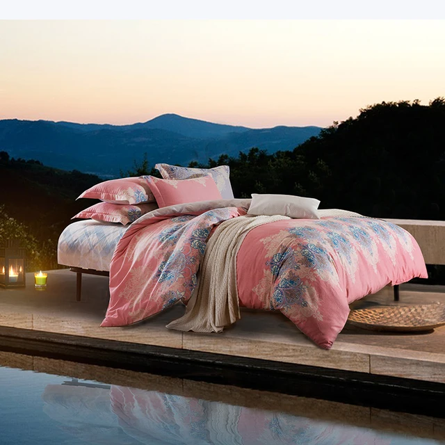exotic baroque paisley damask european style bedding sets cheap european sheets
