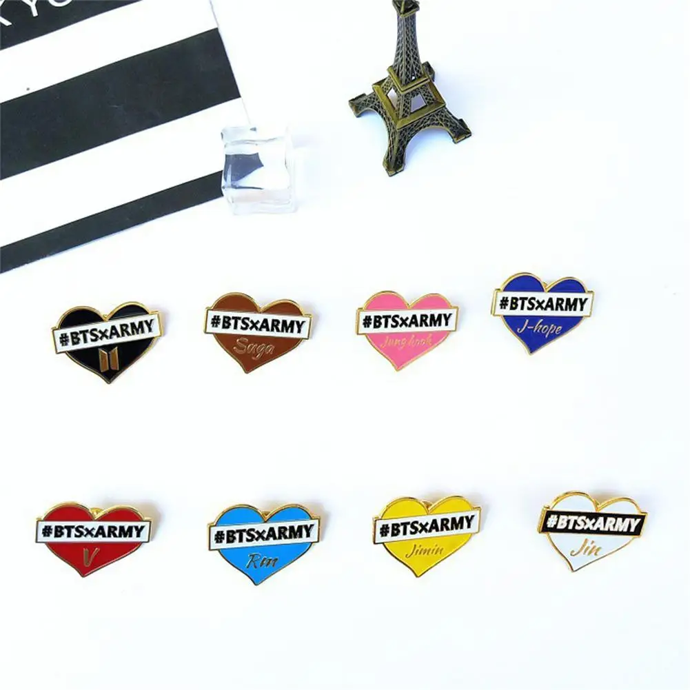 

mrwonder Unisex Chic Unique Heart-shaped Brooch Fashion Breastpin Skirt Decoration san0