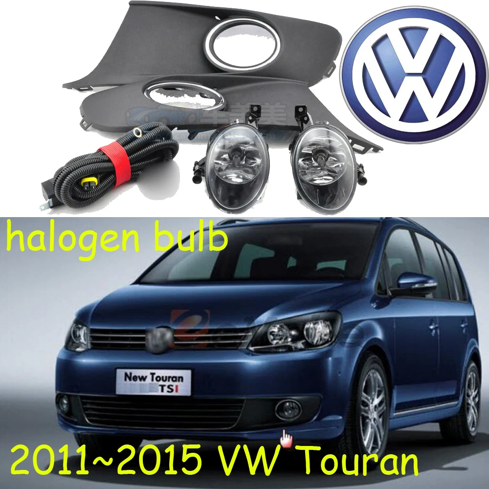 

car-styling,2011~2015 Touran fog light,2pcs+wire harness,Touran halogen light,4300K,Free ship!Touran headlight