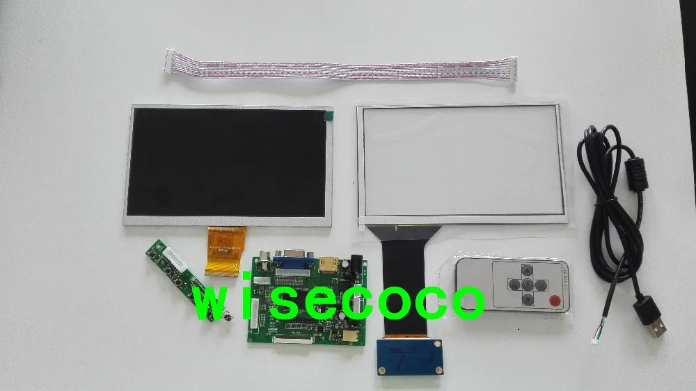 

7 inch 1024*600 LCD Monitor with Multi- Point 16:9 Capactive Touch Screen with Hdmi VGA Board for Raspberry Pi