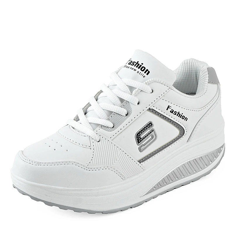 

YeddaMavis White Platform Sneakers Women Shoes Women Sneakers Spring New Lace Up Womens Shoes Woman Trainers Zapatos De Mujer