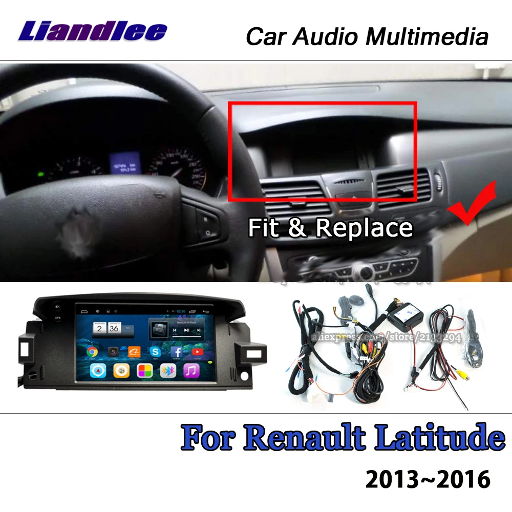 Liandlee 7 дюймов Android для Renault Latitude 2013~ стерео радио видео Wifi BT Carplay карта gps Nav Navi навигация Мультимедиа