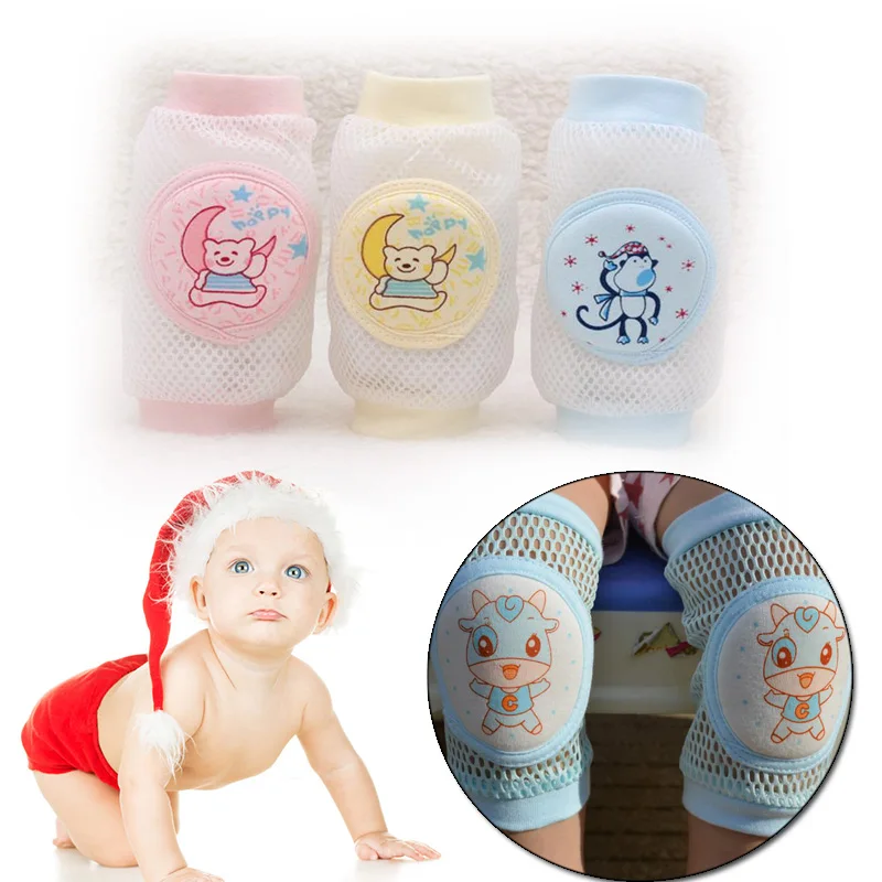 

Baby Leg warmer Kids Knee Pads Anti Slip Mesh Safety Kneepad Crawling Protector Cotton Kneecaps Children For Baby Leg Warmers