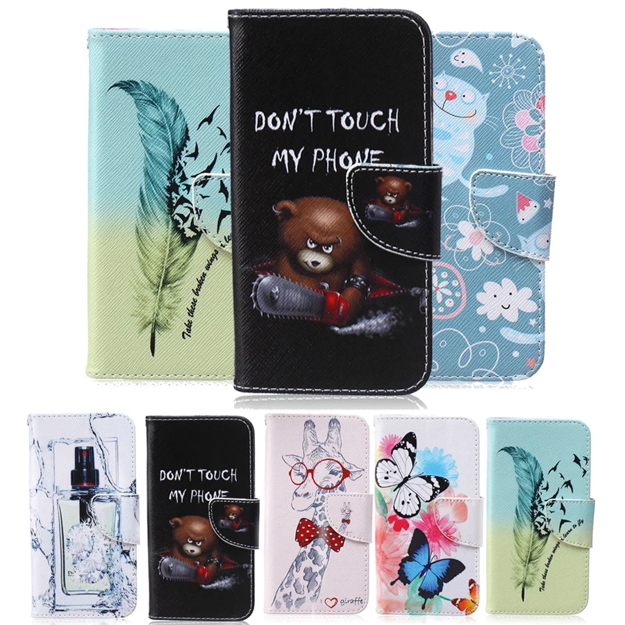 Для Samsung Galaxy S4mini S3 S4 S5 S6 S6edge Крышка A300 A500 2015 J1Ace J3 J5 J7 Grand Prime Кожа Откидная Бумажник