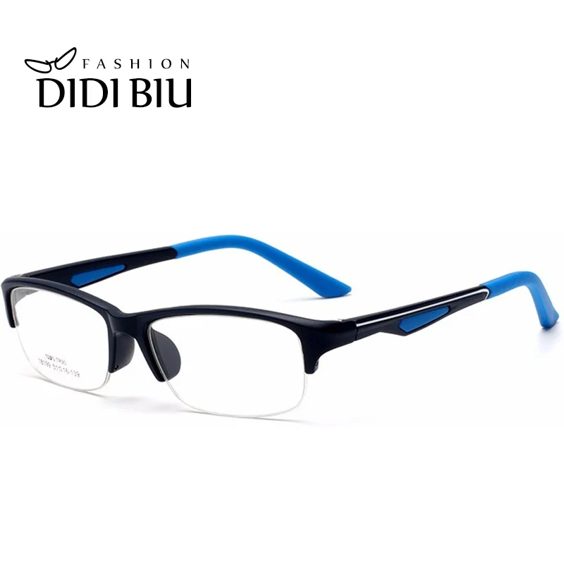 

DIDI Korea TR90 Titanium Clear Eyeglasses Women Men Rectangle Semi Rimless Glasses Acetate Optical Prescription Frames U568