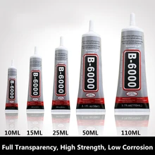 B6000 10 мл эпоксидной смолы многоцелевой клей DIY ювелирных ремесел Кристалл Rhinestone Fix телефон Экран Стекло жидкость супер клей инструмент