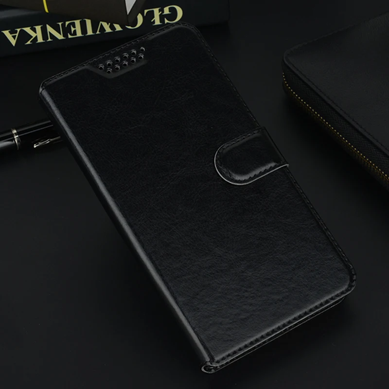 

for Huawei Honor 8X JSN-AL00 a TL00 Flip Wallet Leather Phone Case Cover for Huawei Honor 8A/8C Black Holster Cases